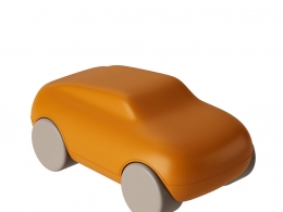 Kevin 汽车玩具儿童玩具3D模型素材下载Kevin Car Toy by Liewood