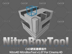 C4D硬面建模插件 Nitro4D NitroBoxTool v1.07 For Cinema 4D R15-R19 Win/Mac解锁版