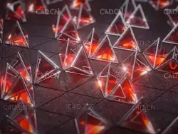 C4D制作翻转的金字塔动画教程 DANCING PYRAMIDS LOOP (Cinema 4D Tutorial)