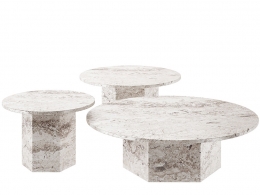 古比品牌史诗系列咖啡桌3D模型素材下载Epic Coffee Tables by Gubi