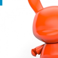 卡通动物玩偶3D模型 dunny