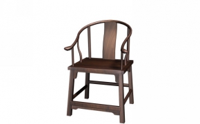 中式家具模型：如意云头纹圈椅C4D模型