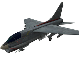 美国海军加勒比海旋风A-7“海盗”攻击机A-7 Corsair II cockpit