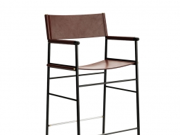 Jover Valls品牌带靠背休憩吧凳3D模型素材下载Repose Counter Stool with Back by Jov