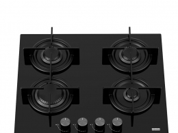 水晶燃气灶FHCR 604 4G厨房电器3D模型素材下载Gas Hob Crystal FHCR 604 4G by Franke