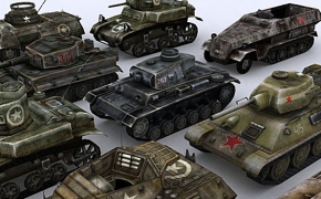 二战坦克3D模型 WW2 Tanks 3D models