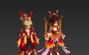 32组游戏角色/场景《汉平模型酷》3D模型