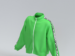 服饰模型：防风夹克