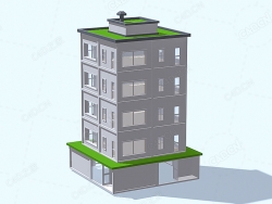 低面多边形高层建筑 High Rise 2