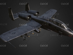 霹雳II型攻击机“野猪”二战轰炸机C4D模型 Boar Bomber 3d model