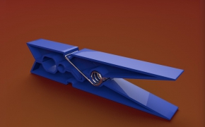 塑料夹子C4D模型 Clip 3D model