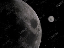 高清月球模型Moonts