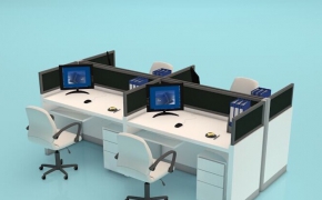 办公室桌椅C4D模型 Office furniture 3D model