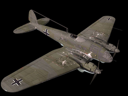 德国中型轰炸机侦察机He-111H 16