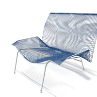 纱网休闲椅C4D模型 Armachair 3d model