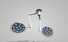 医院医疗器械：手术灯C4D模型 Operation-Light