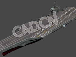 C4D海军舰艇军舰舰船-艾森豪威尔号航空母舰模型 USS Dwight D. Eisenhower (CVN-69) 3