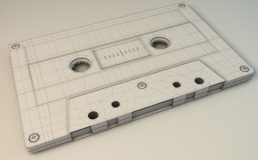 磁带C4D高精模型 Tape 3D model