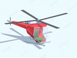 低面多边形直升机 Helicopter