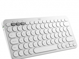 罗技鹅卵石按键2代K380S白色键盘3D模型素材下载Pebble Keys 2 K380S White Keyboard b