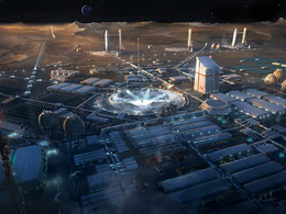 科幻宇宙星球殖民地场景3D模型 Kitbash3D – Space Colony (Maya/Max/FBX/OBJ)