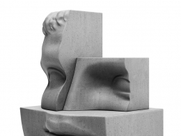 I+I系列赫尔墨斯水泥雕塑3D模型素材下载Hermes Cement Sculpture by I + I Collection