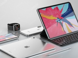 苹果平板电脑C4D OCTANE模型ipad pro