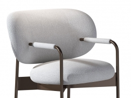 交叉休闲椅 (休闲椅)3D模型素材下载Cross Lounge Chair by Bonaldo