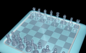 国际象棋C4D模型 Scacchiera Di Vetro