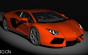 兰博基尼Aventador跑车模型 Lamborghini Aventador