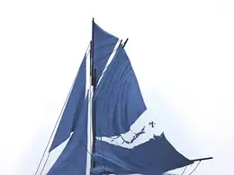 被风吹破的船帆C4D动画工程 Tearing Cloth effect