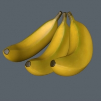 黄香蕉3D模型 Banana