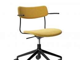 马特拉S型带轮办公椅3D模型素材下载Ella S Armchair with Castors by Martela