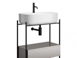 Diva 6号落地式浴室柜卫浴家具3D模型素材下载Diva 6 Floor Vanity Unit by Scarabeo C