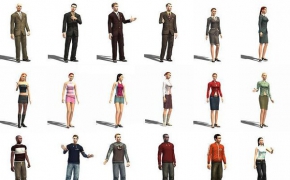 3DVD人物角色库3D模型 Rocketbox libraries Complete Characters 3DVD