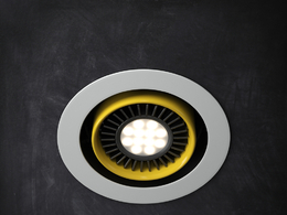 室内灯具模型：单筒嵌入式射灯