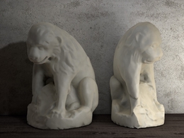 C4D雕塑模型 狮子雕塑 Lion sculpture