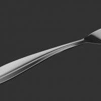 叉子C4D模型 fork