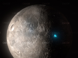 C4D矮行星谷神星模型 ceres