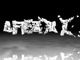 C4D标题文字破碎动画工程文件 xPlode
