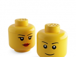 大号储物头创意收纳3D模型素材下载Large Storage Head by Lego
