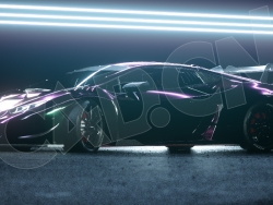 C4D OCTANE兰博基尼跑车渲染模型