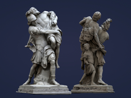 卢浮宫博物馆雕塑 enee et anchise louvre museum