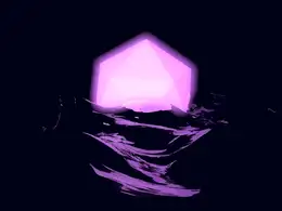 C4D晃动的发光宝石动画工程文件 Diamond Not Any Design Collective
