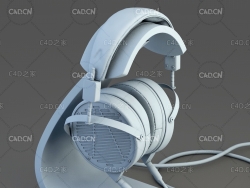 奥帝兹耳机C4D模型 Audeze LCD
