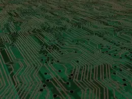 C4D电路板无限拼接贴图 Circuit board