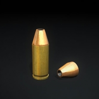 9毫米空心子弹3D模型 9mm Hollow Point