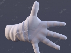 儿童手男人手手掌3D模型child hand