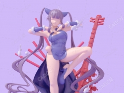 卡通动漫杨贵妃C4D角色模型