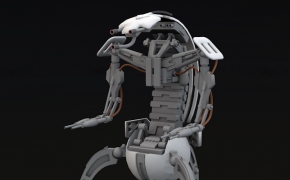 机械战士C4D模型 DROIDEKA